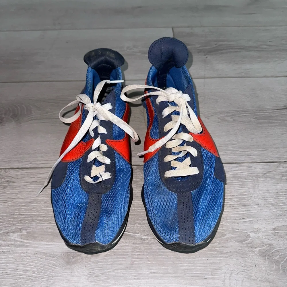 NIKE Moon Racer Mountain Blue Team Orange Midnight Navy in size US 7 - Picture 3 of 15